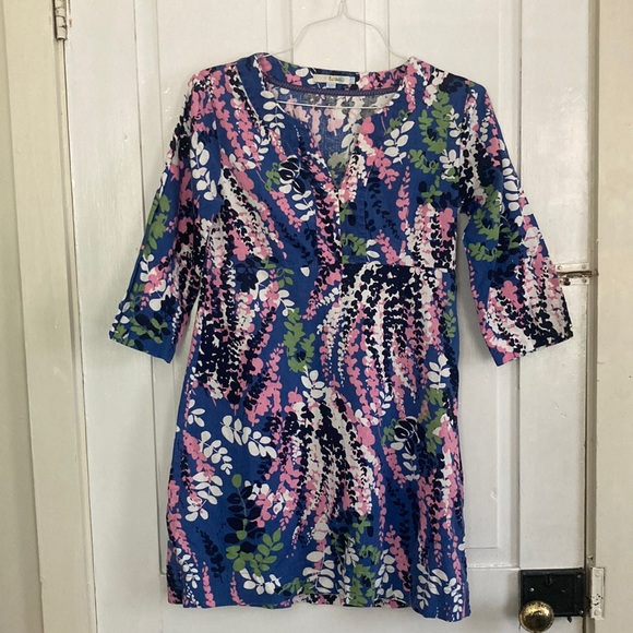 Women’s Boden colorful floral linen dress US 6 - Picture 1 of 5